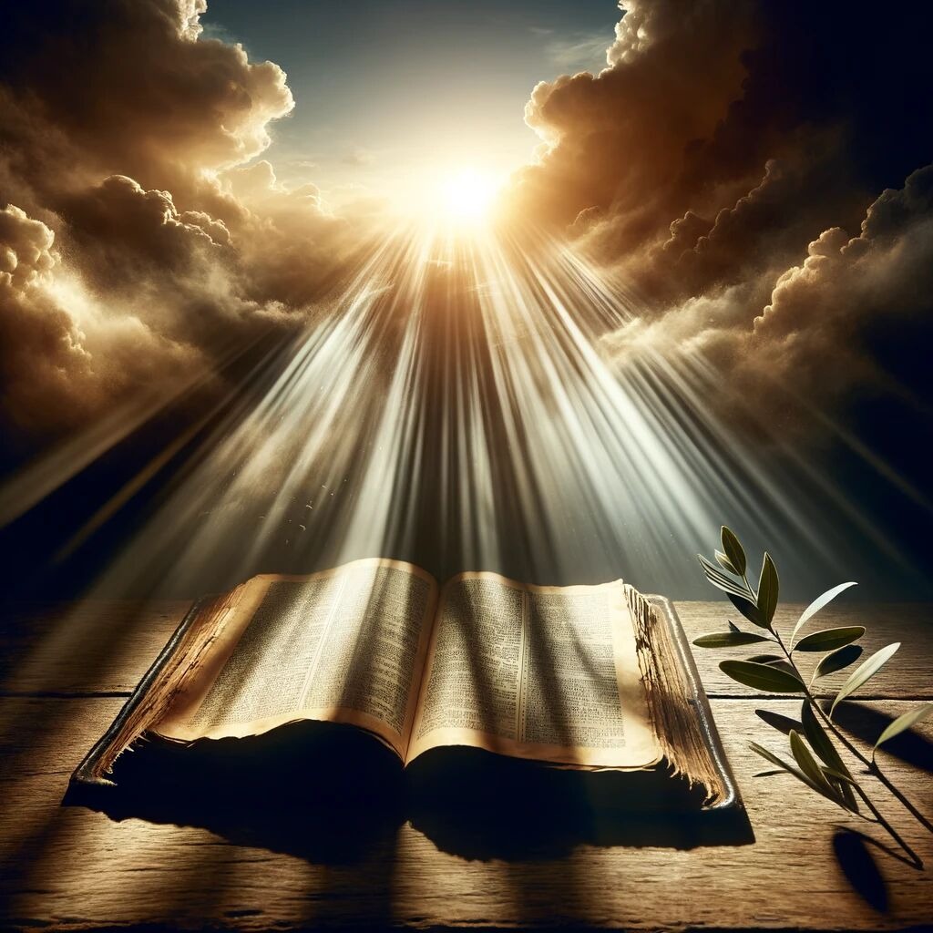 Scripture illuminated by heavenly light